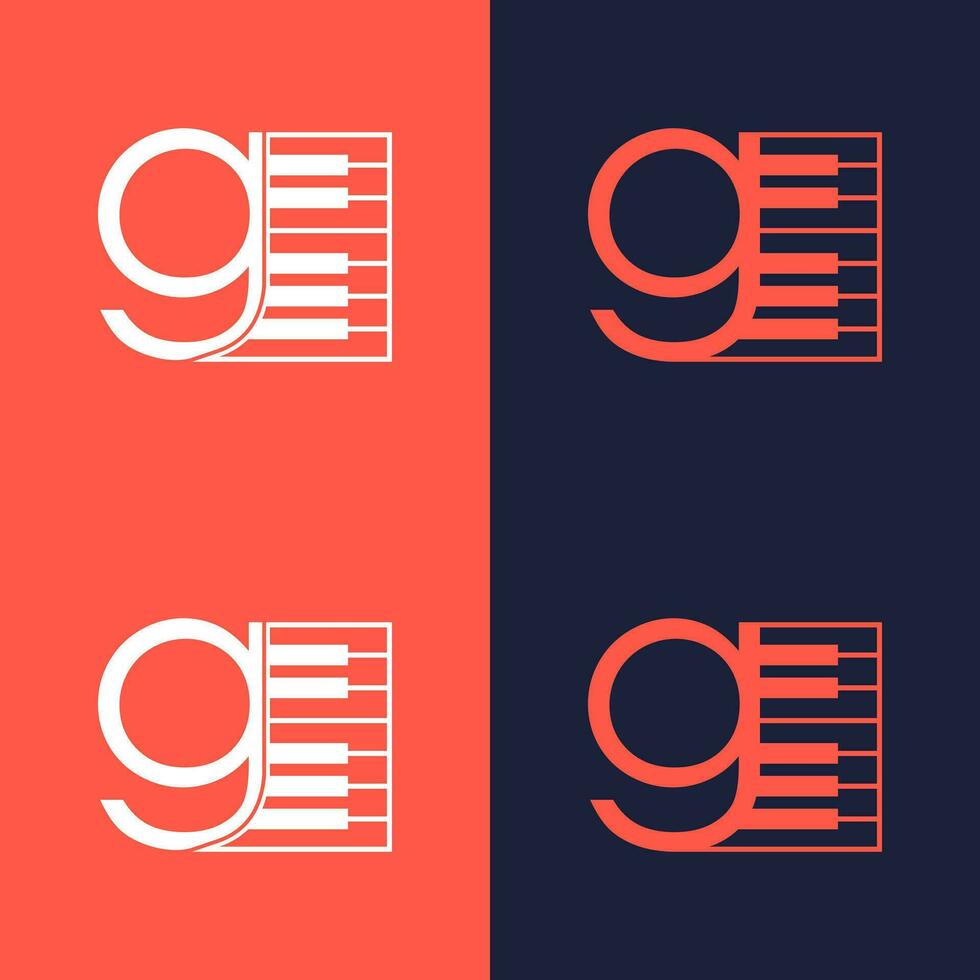 An illustration of the letter in the shape of a musical note melody used for branding, brand identity, logo design, vector, business, and company vector