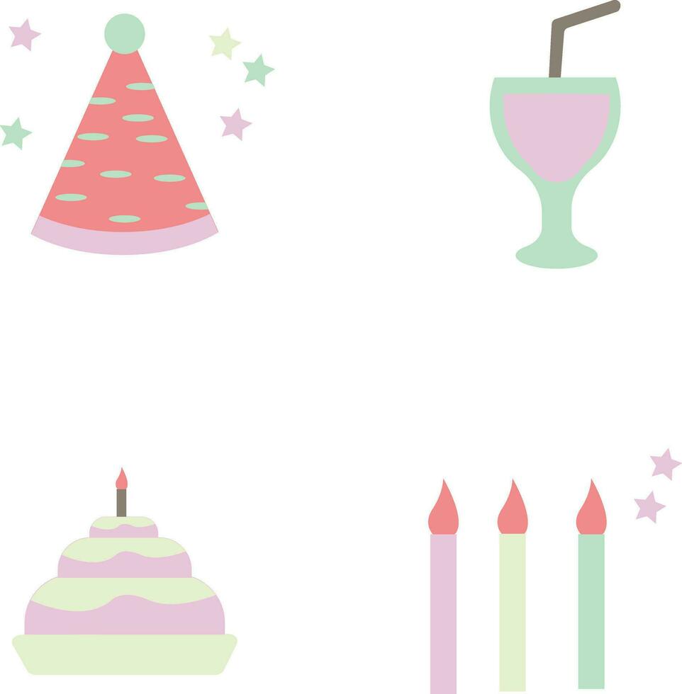 Collection of Party Decoration. vector