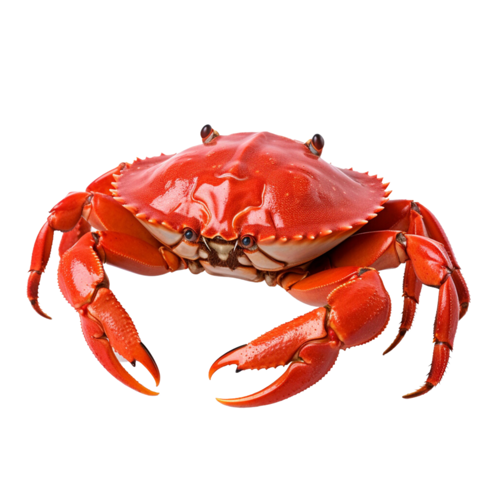 AI generated Crab isolated on transparent background. png