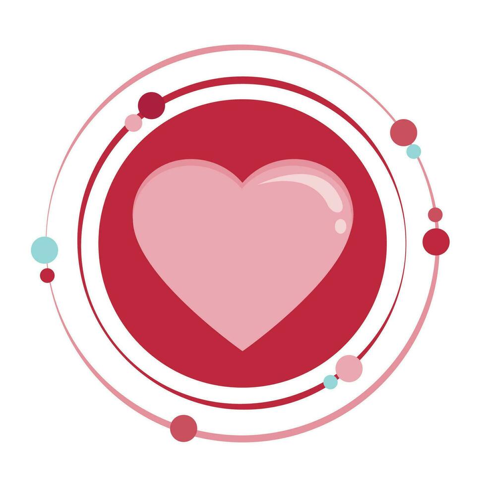 Heart vector illustration graphic icon symbol