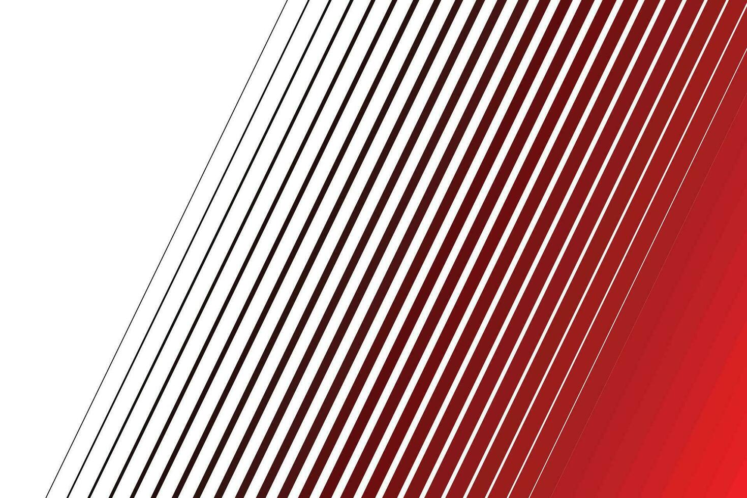 Thin straight line smooth transition from red to black  line pattern background. vector