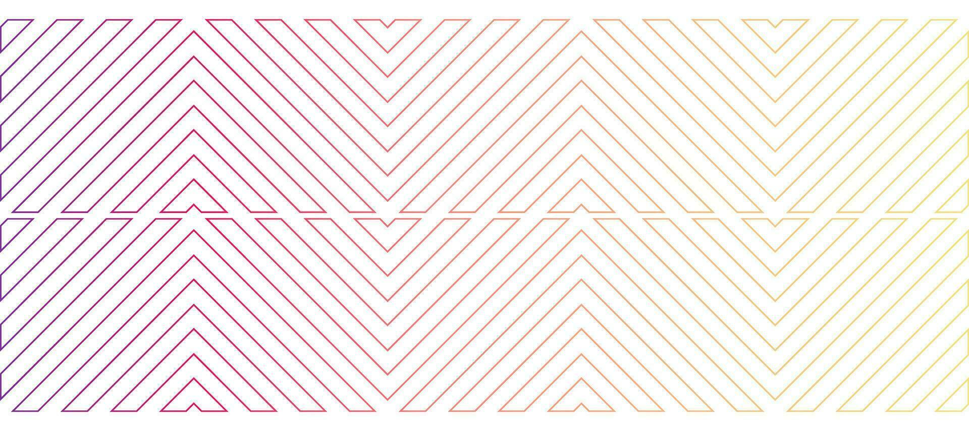 gradient outline chevron geometric design background vector