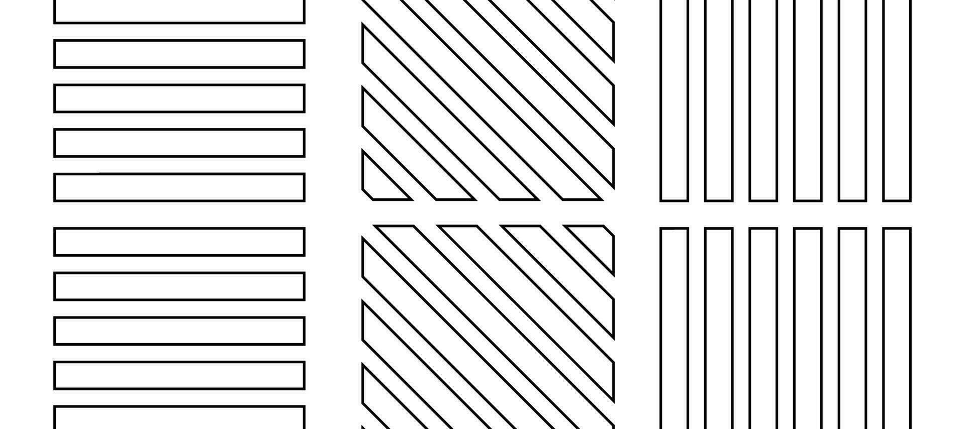 black pastel thin lines stripes grid geometric design background vector