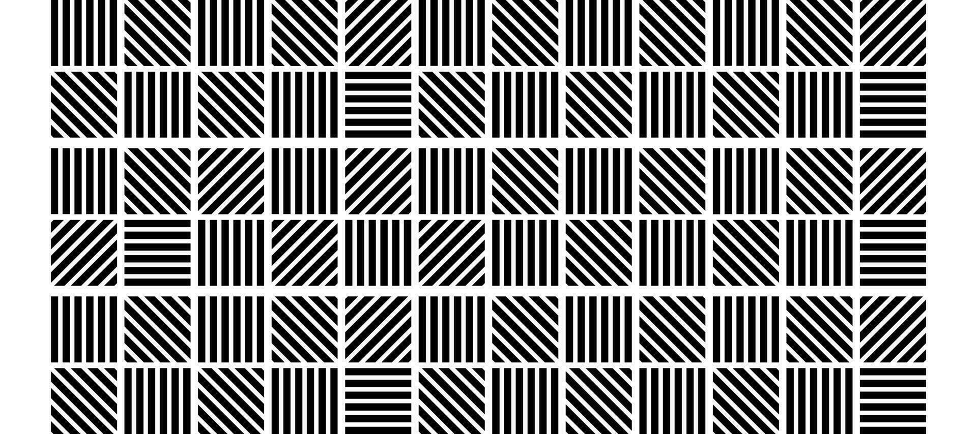 black lines stripes grid geometric design background vector