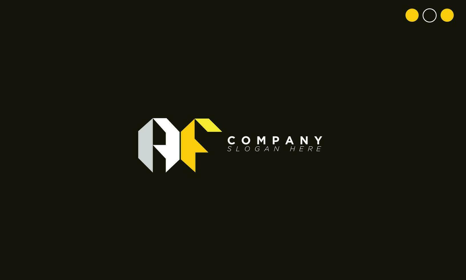 AF Alphabet letters Initials Monogram logo FA, A and F vector