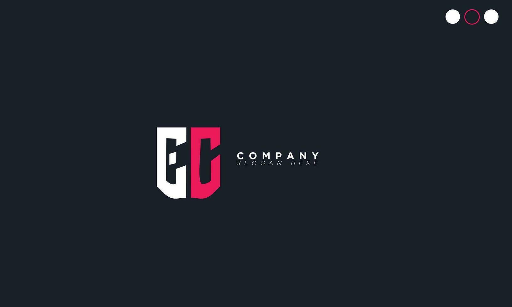 EC Alphabet letters Initials Monogram logo CE, E and C vector