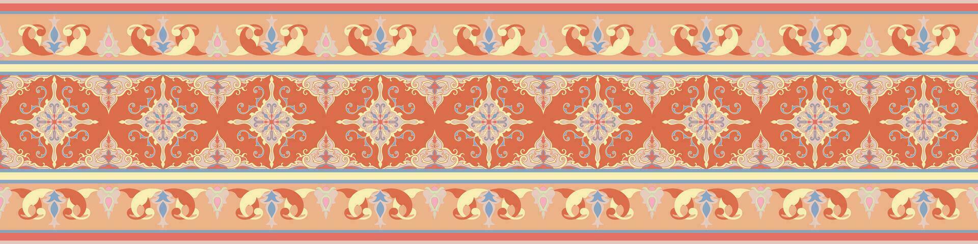 Colorful geometric ethnic pattern. Oriental, western, aztec, tribal traditional. seamless pattern. fabric, tile, background, carpet, wallpaper, clothing, sarong,wrapping, Batik, fabric,Vector pattern vector