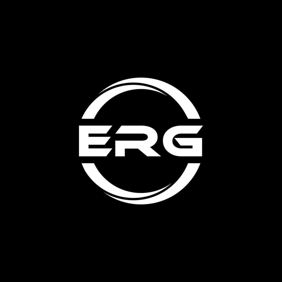 ERG Letter Logo Design, Inspiration for a Unique Identity. Modern Elegance and Creative Design. Watermark Your Success with the Striking this Logo. vector