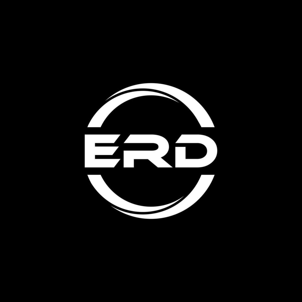 ERD Letter Logo Design, Inspiration for a Unique Identity. Modern Elegance and Creative Design. Watermark Your Success with the Striking this Logo. vector