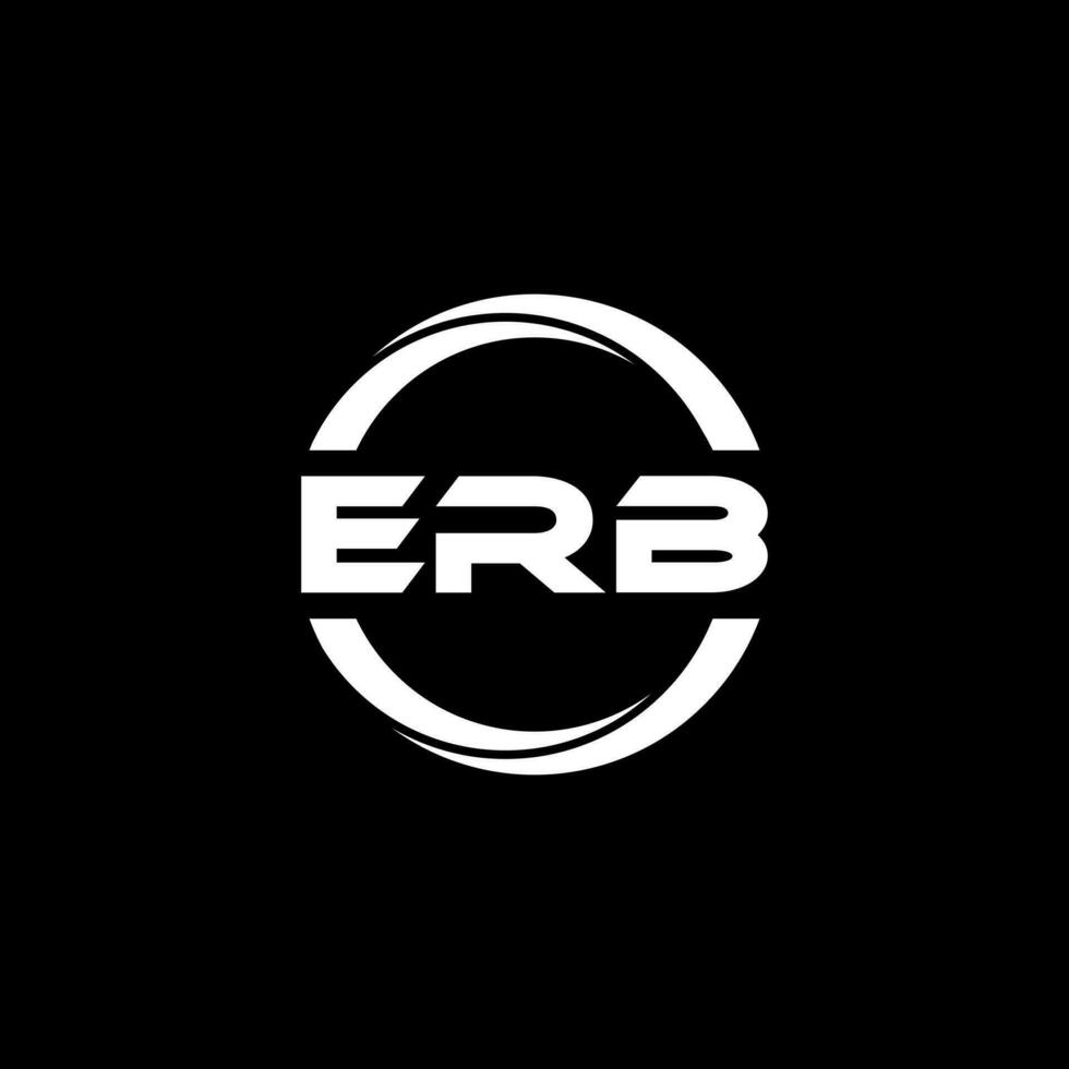 ERB Letter Logo Design, Inspiration for a Unique Identity. Modern Elegance and Creative Design. Watermark Your Success with the Striking this Logo. vector