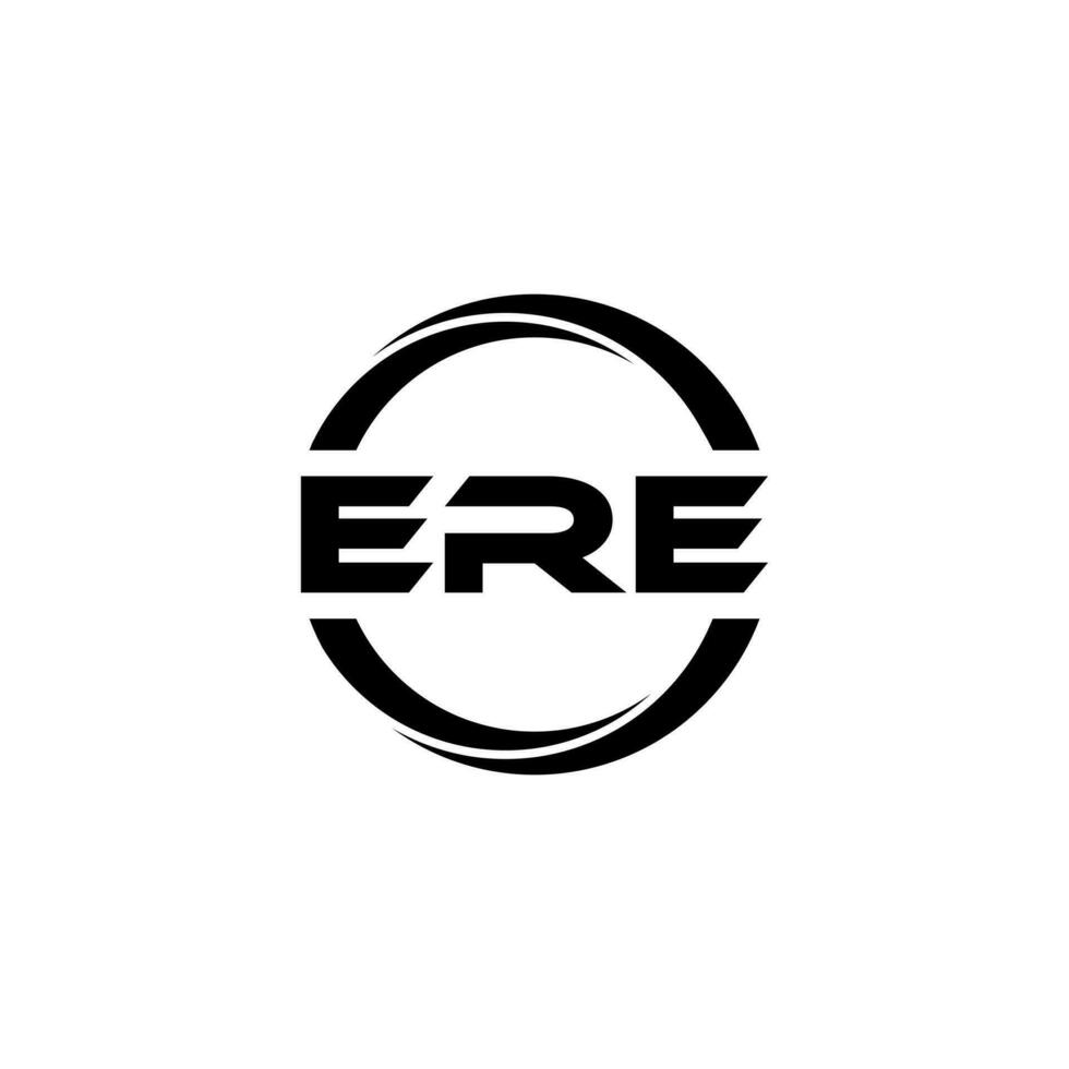 ERE Letter Logo Design, Inspiration for a Unique Identity. Modern Elegance and Creative Design. Watermark Your Success with the Striking this Logo. vector