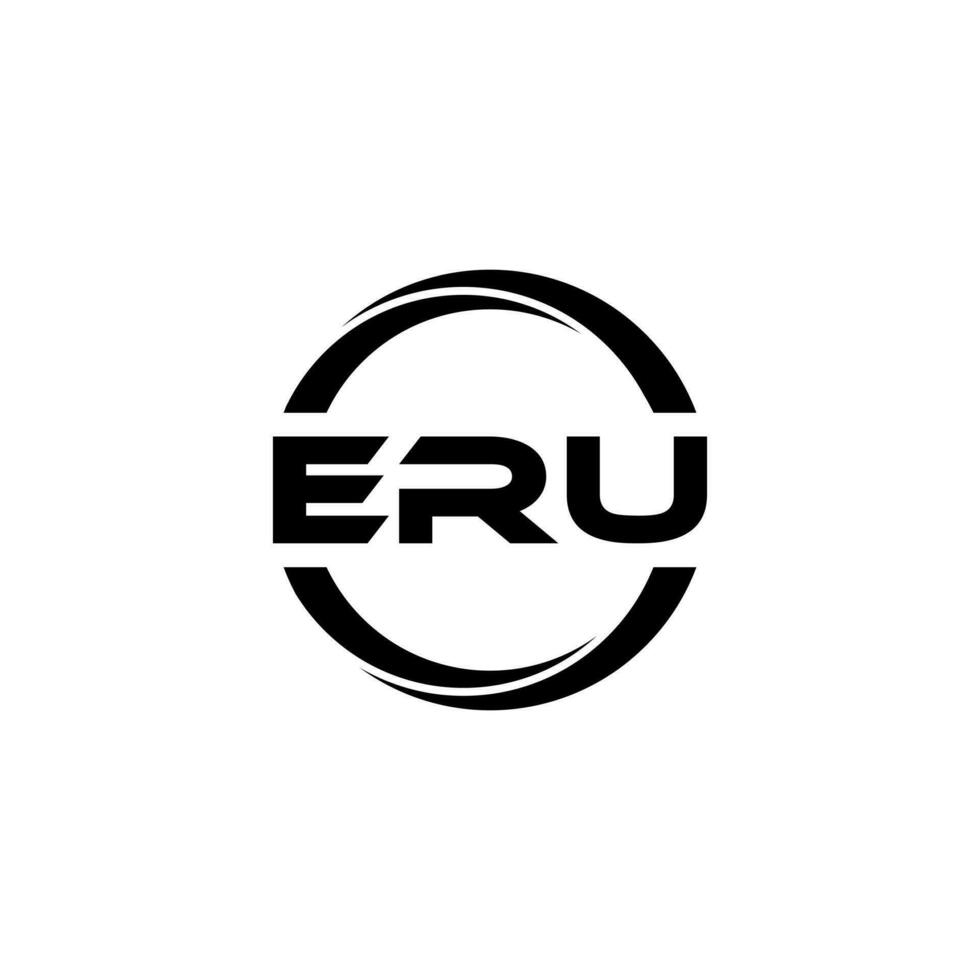 ERU Letter Logo Design, Inspiration for a Unique Identity. Modern Elegance and Creative Design. Watermark Your Success with the Striking this Logo. vector