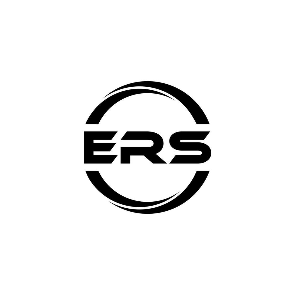 ERS Letter Logo Design, Inspiration for a Unique Identity. Modern Elegance and Creative Design. Watermark Your Success with the Striking this Logo. vector