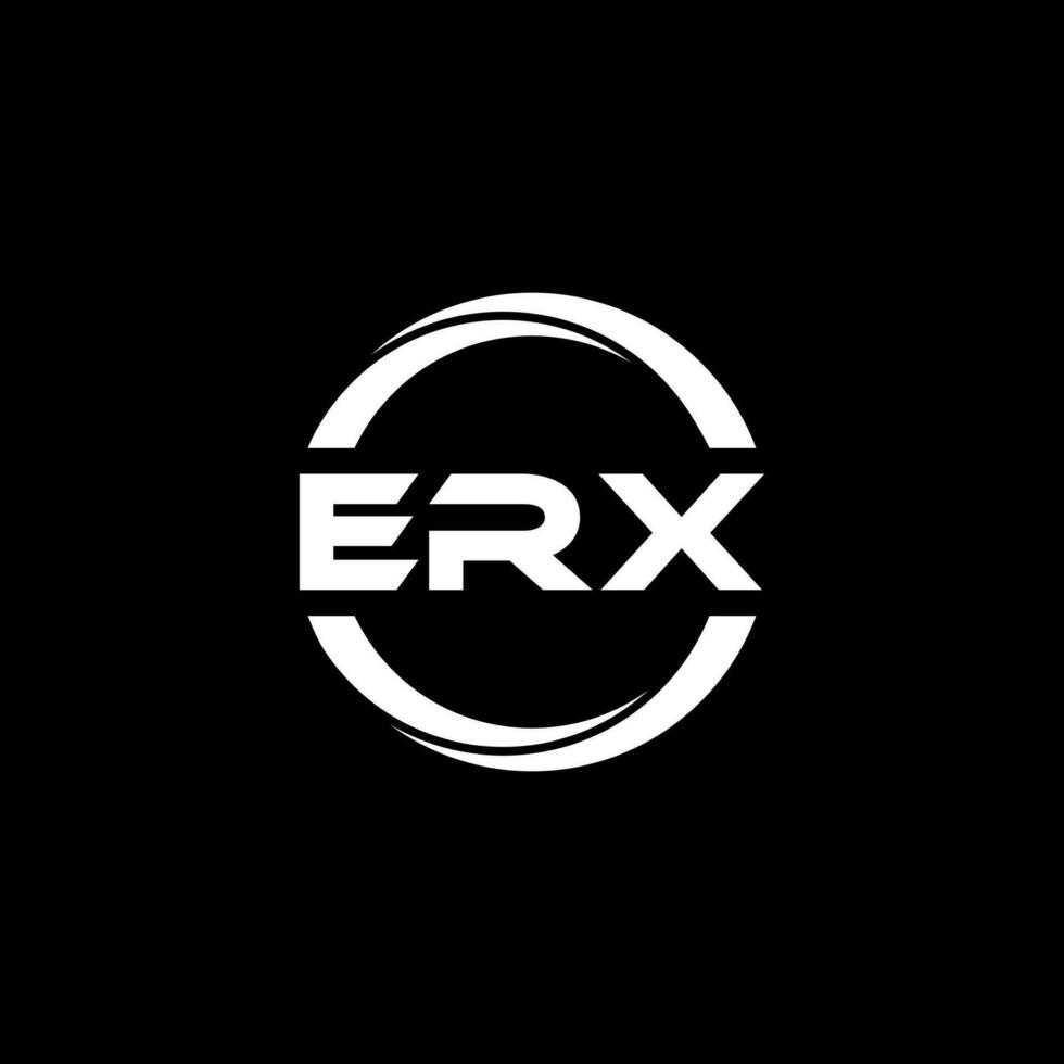 ERX Letter Logo Design, Inspiration for a Unique Identity. Modern Elegance and Creative Design. Watermark Your Success with the Striking this Logo. vector