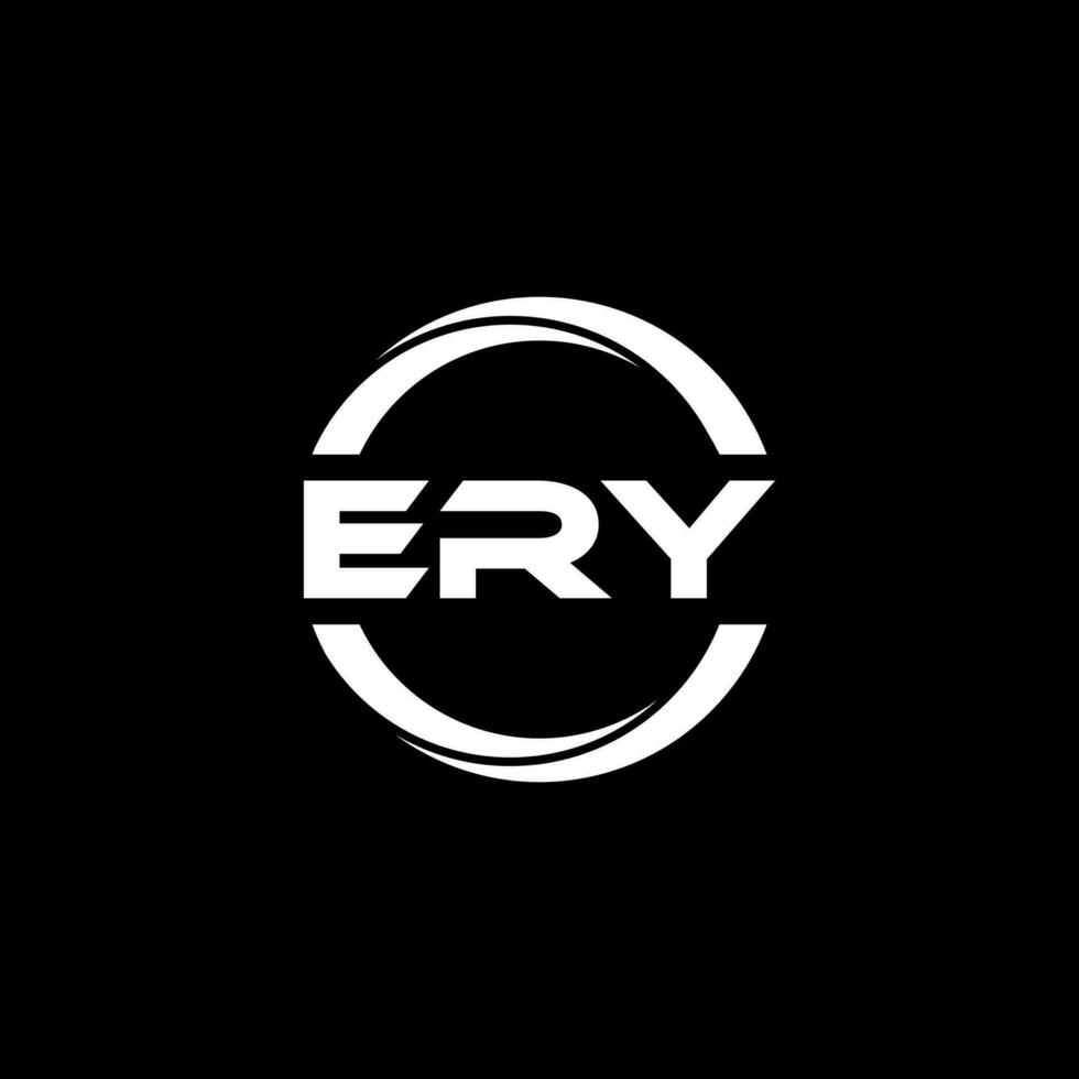 ERY Letter Logo Design, Inspiration for a Unique Identity. Modern Elegance and Creative Design. Watermark Your Success with the Striking this Logo. vector