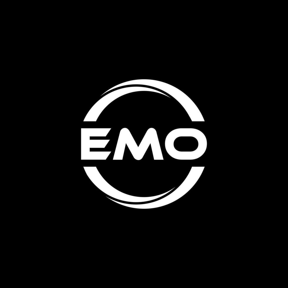 EMO Letter Logo Design, Inspiration for a Unique Identity. Modern Elegance and Creative Design. Watermark Your Success with the Striking this Logo. vector