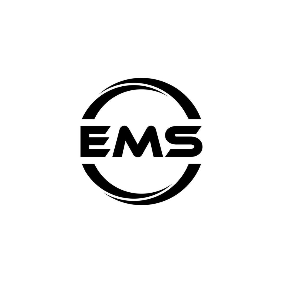EMS Letter Logo Design, Inspiration for a Unique Identity. Modern Elegance and Creative Design. Watermark Your Success with the Striking this Logo. vector