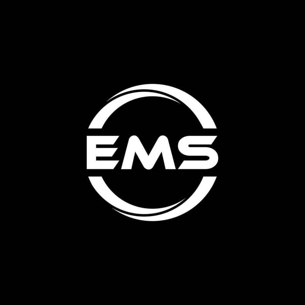 EMS Letter Logo Design, Inspiration for a Unique Identity. Modern Elegance and Creative Design. Watermark Your Success with the Striking this Logo. vector