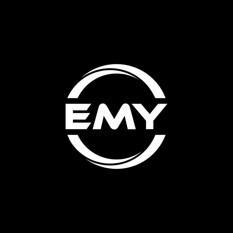 Emy letra logo diseño, inspiración para un único identidad. moderno elegancia y creativo diseño. filigrana tu éxito con el sorprendentes esta logo. vector