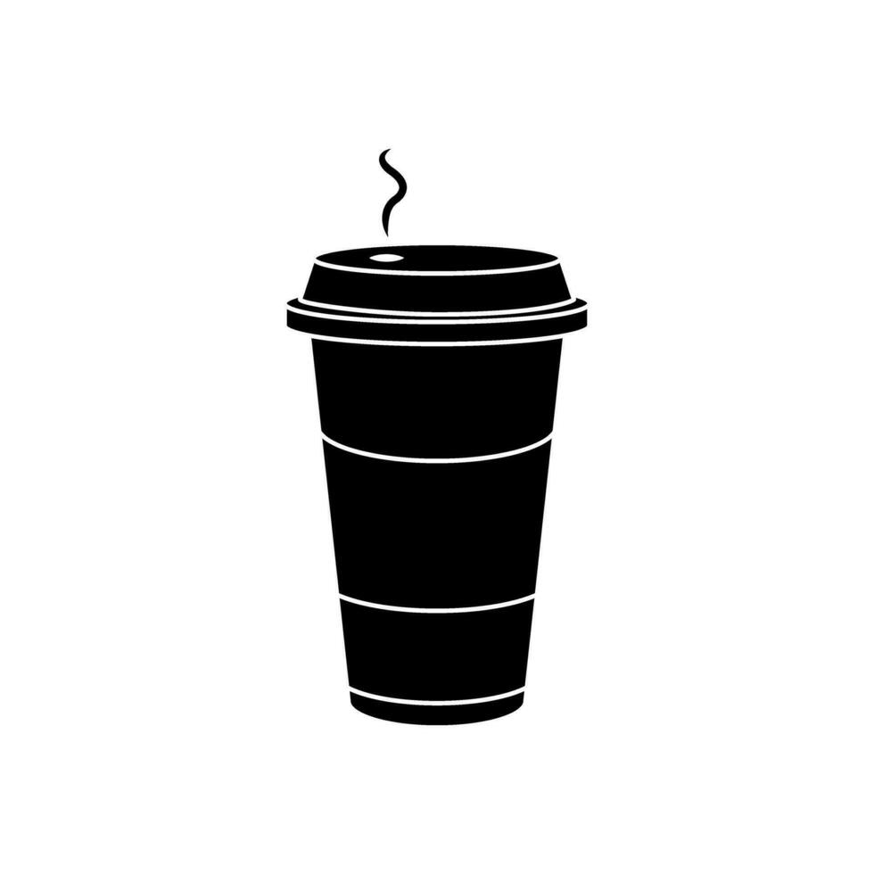 Coffee icon vector. Hot drink illustration sign. Tea symbol or logo. vector