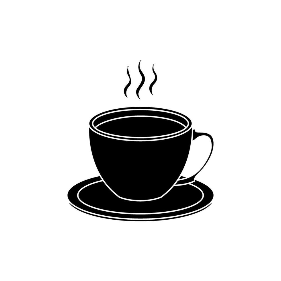 café icono vector. caliente bebida ilustración signo. té símbolo o logo. vector