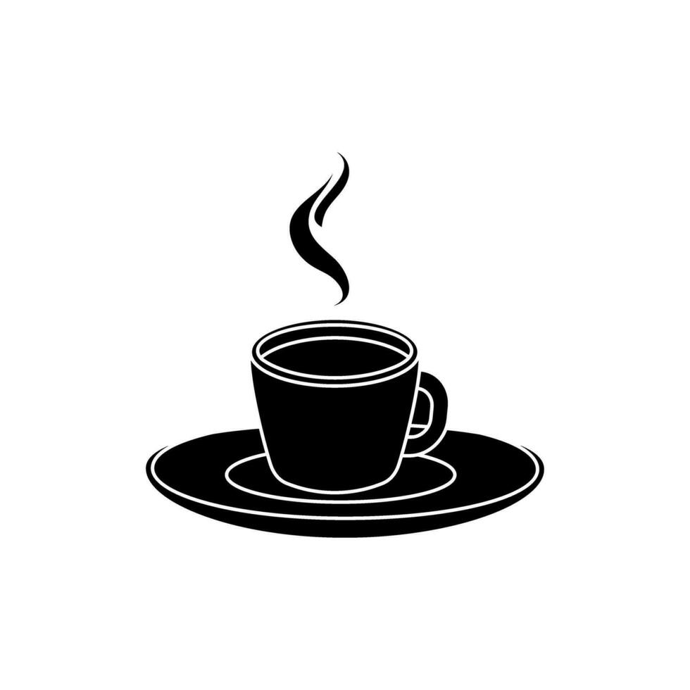 café icono vector. caliente bebida ilustración signo. té símbolo o logo. vector