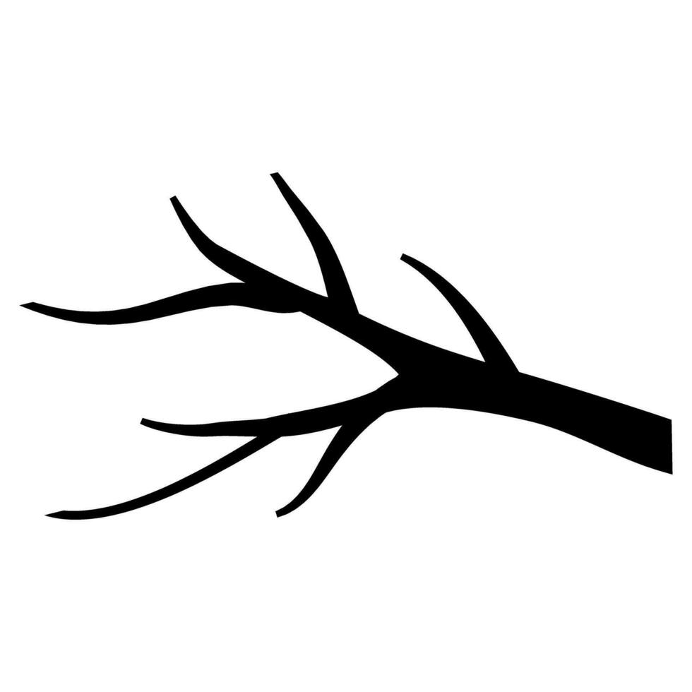 Branch icon vector. Tree illustration sign. Firewood symbol or logo. vector
