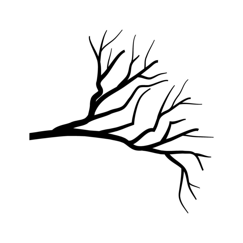 Branch icon vector. Tree illustration sign. Firewood symbol or logo. vector
