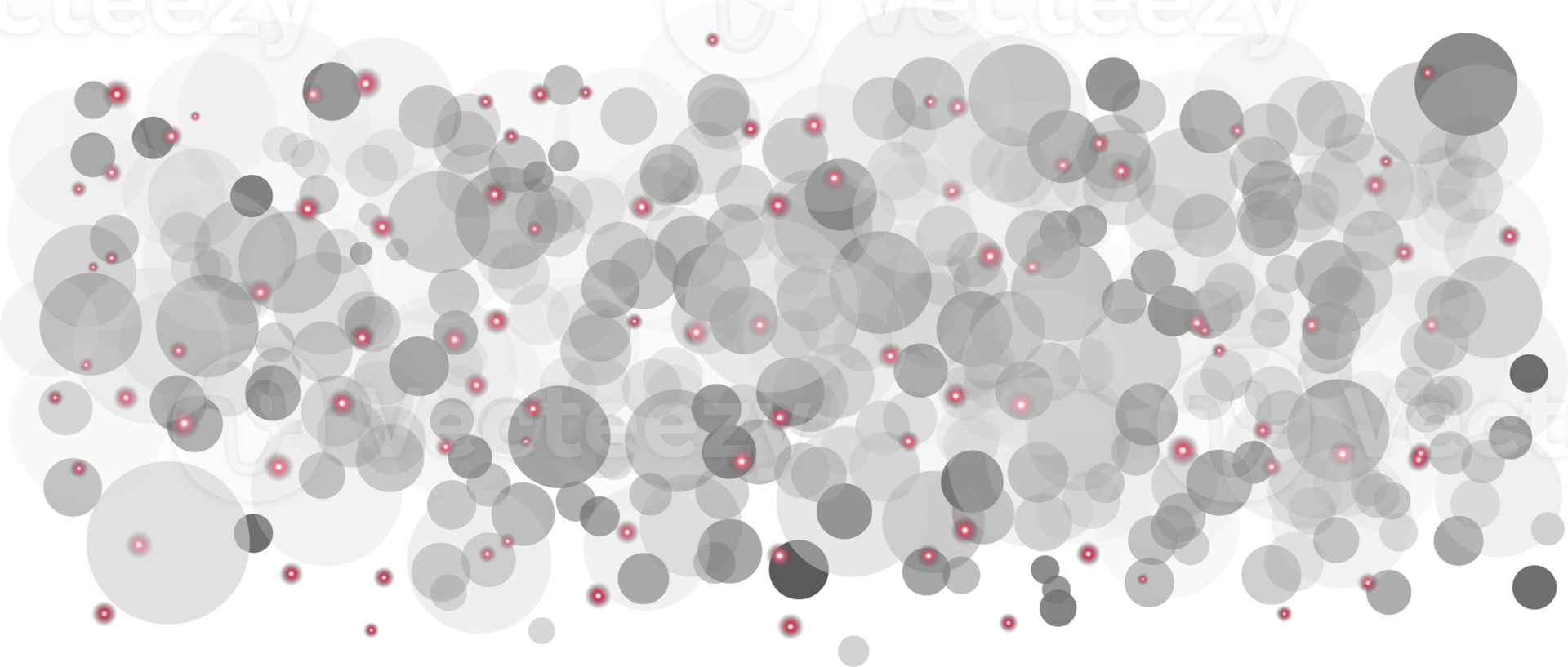 a bunch of circles with red and black dots png