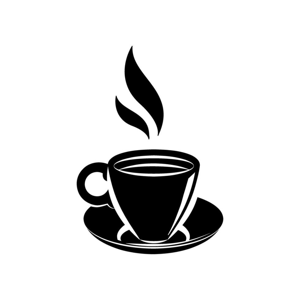 café icono vector. caliente bebida ilustración signo. té símbolo o logo. vector