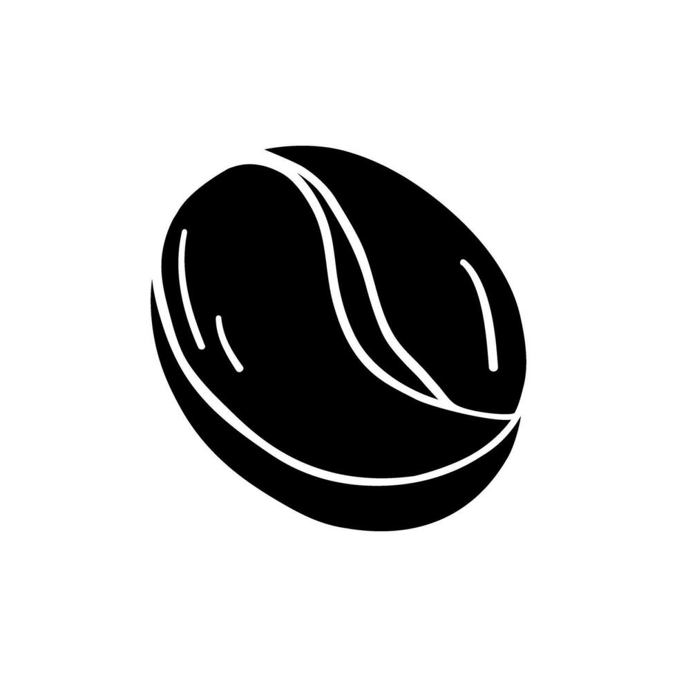 Coffee beans icon vector. caffeine illustration sign. Java symbol or