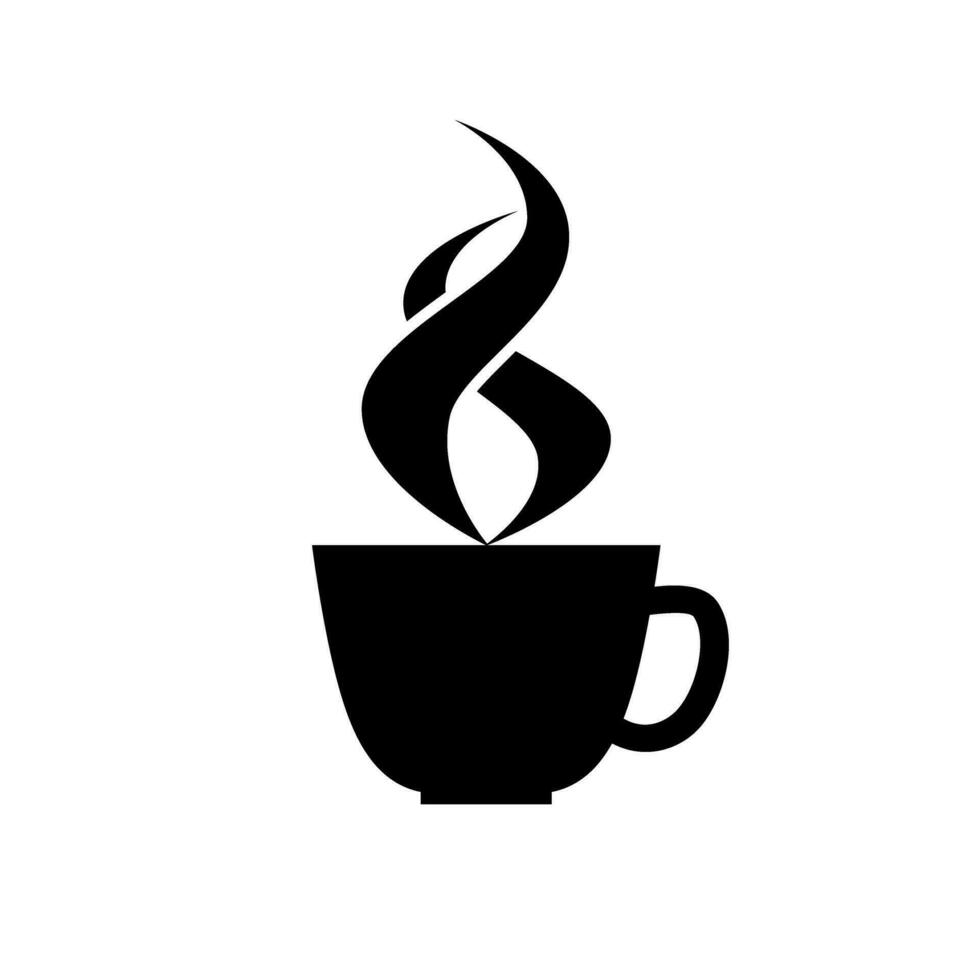 Coffee icon vector. Hot drink illustration sign. Tea symbol or logo. vector