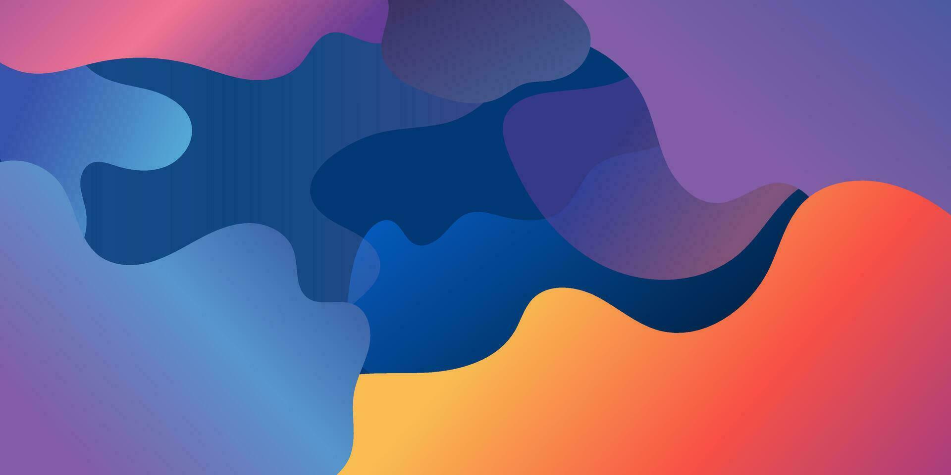 gradient background. Abstract geometric background with liquid shapes. Cool background design for banner, web site. vector illustration.
