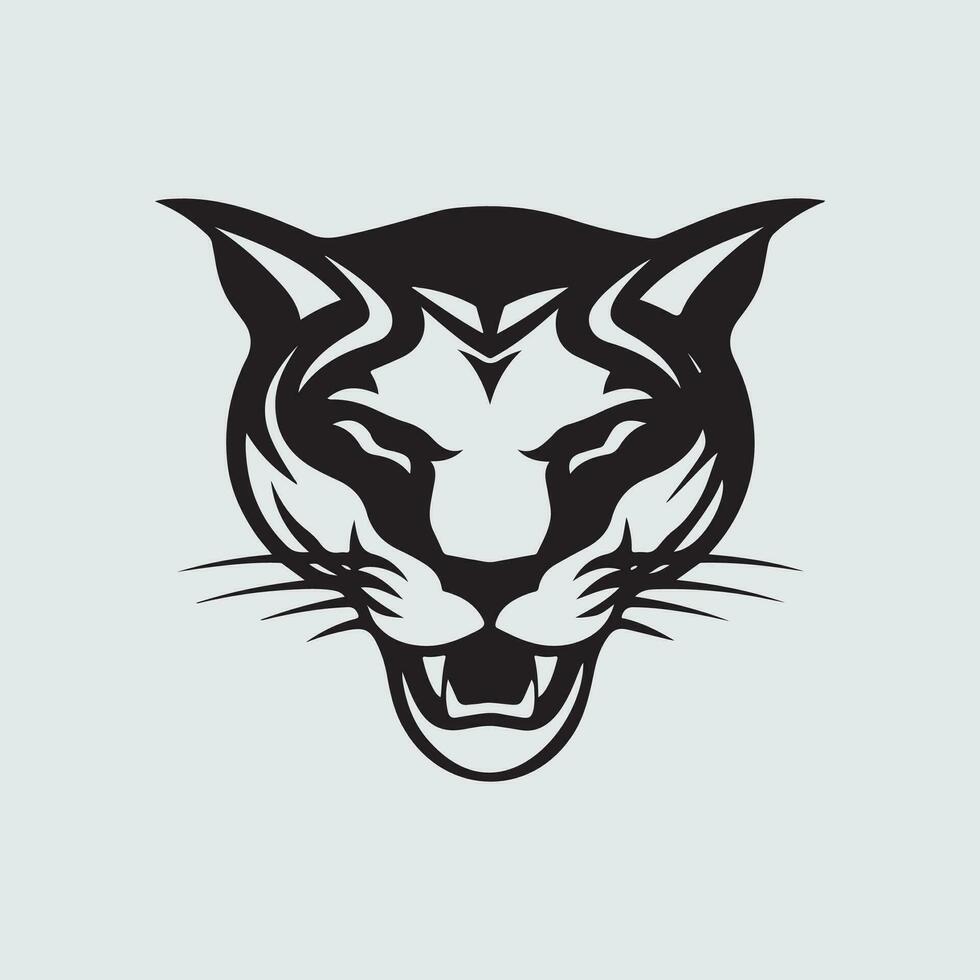 Panther Head Logo Vector Images