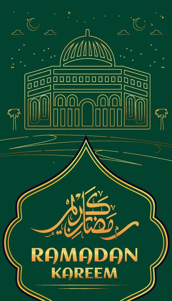 RAMADAN KAREEM CELEBRATION DAY ISLAM BANNER BACKGROUND SOCIAL MEDIA 4 vector