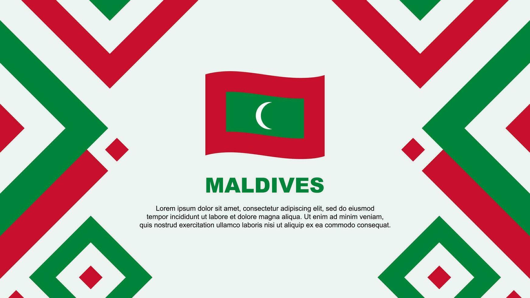 Maldivas bandera resumen antecedentes diseño modelo. Maldivas independencia día bandera fondo de pantalla vector ilustración. Maldivas modelo