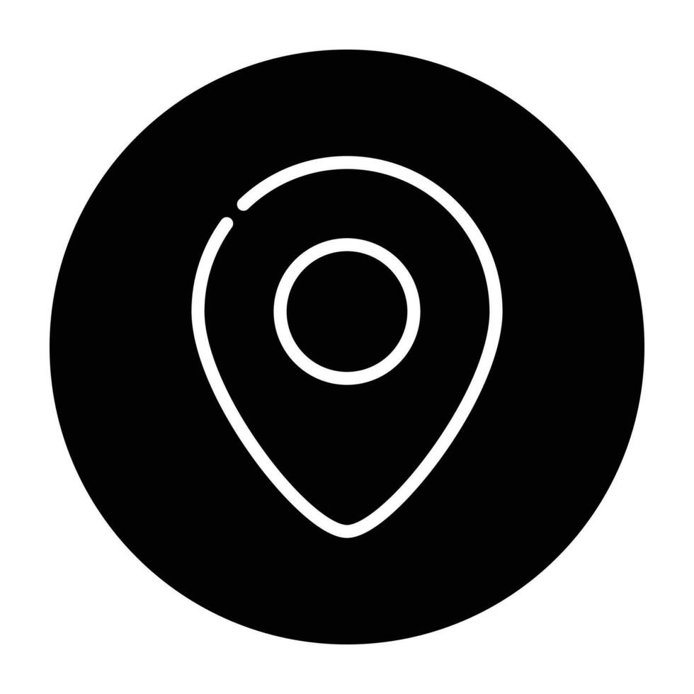 Map pointer icon. vector