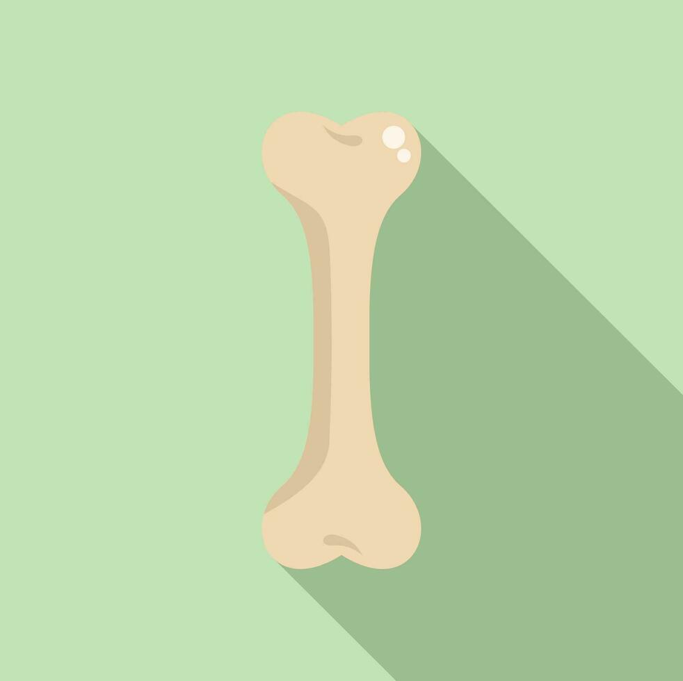 Human bone printing icon flat vector. Medical healthcare vector