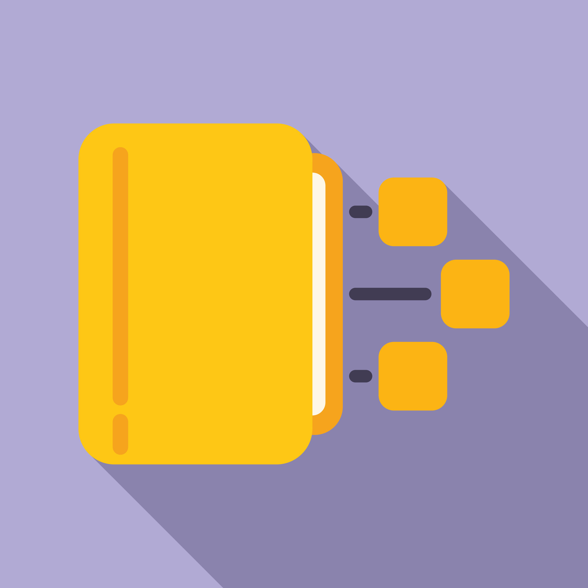 Folder filter search icon flat vector. Home download 36587717 Vector