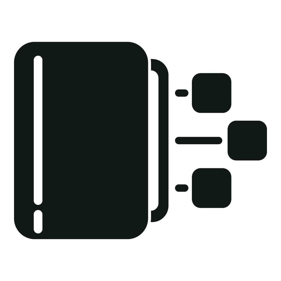 Folder filter search icon simple vector. Home download 36587730 Vector