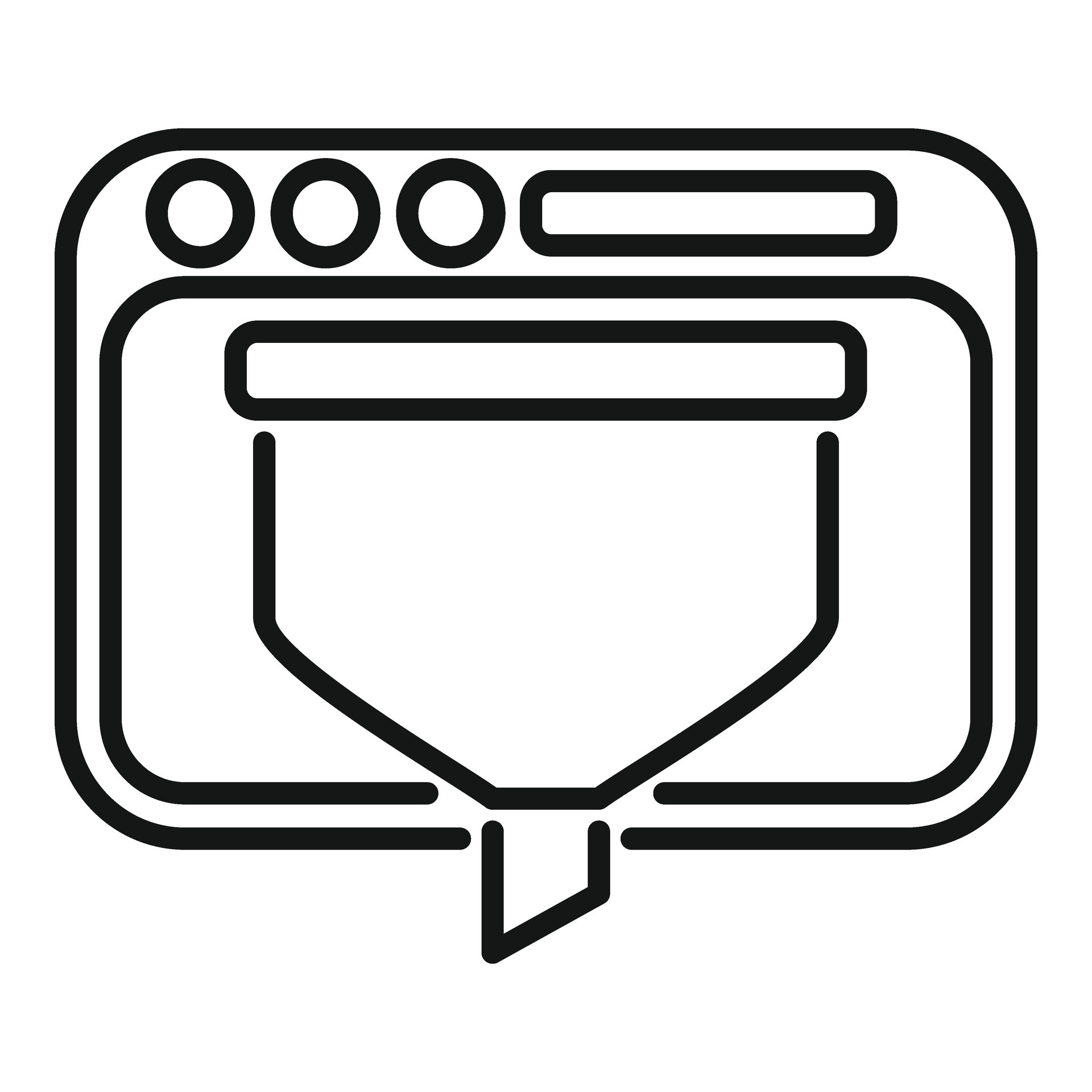  filter search icon outline vector. Home download 36587917 Vector