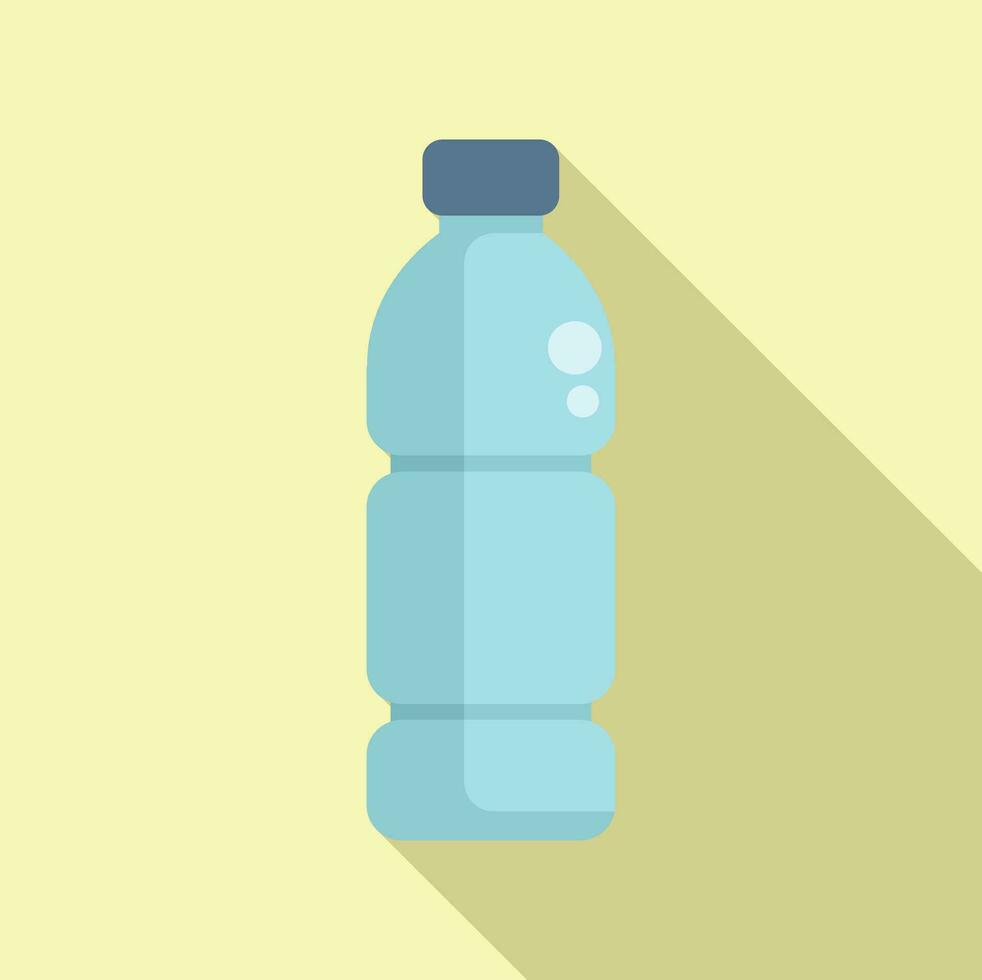 Water bottle mineral drink icon flat vector. Vending machine vector