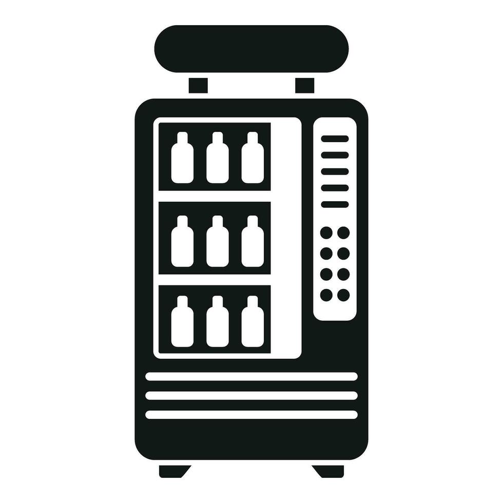 Supply drink cooling icon simple vector. Cooler bottle vector