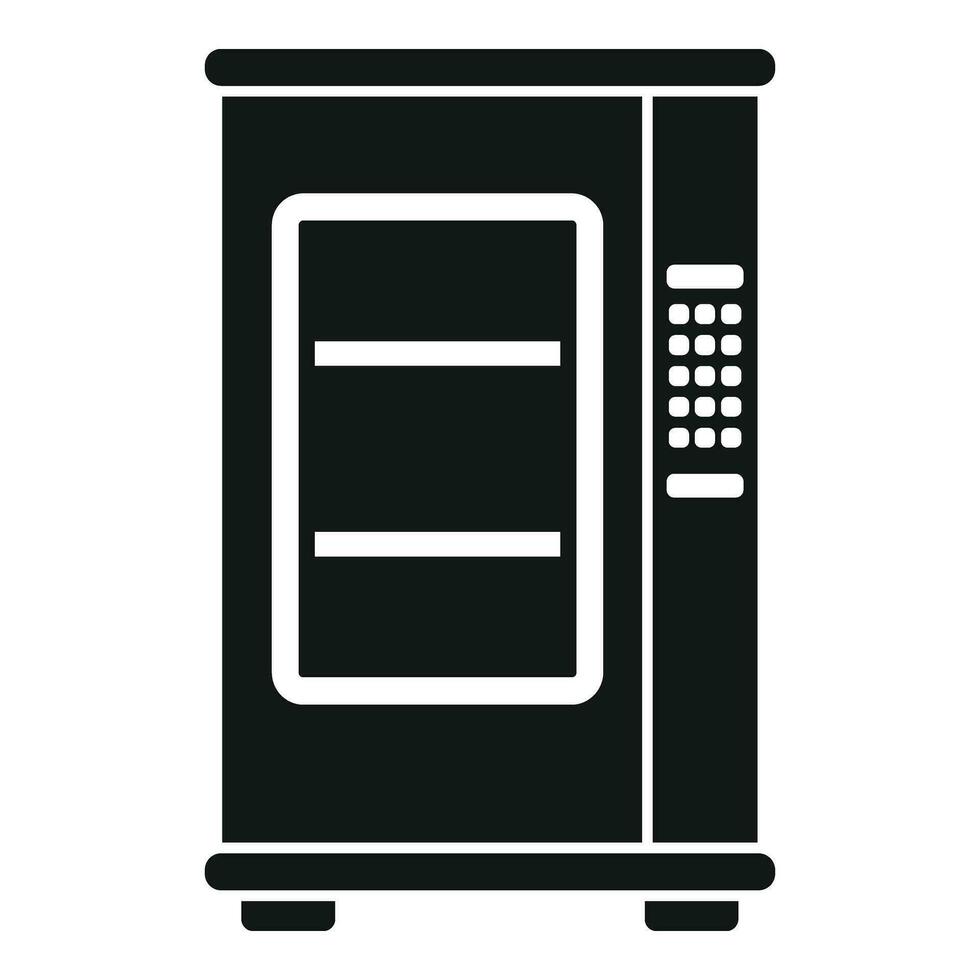 Workplace vending machine icon simple vector. Cooler food vector