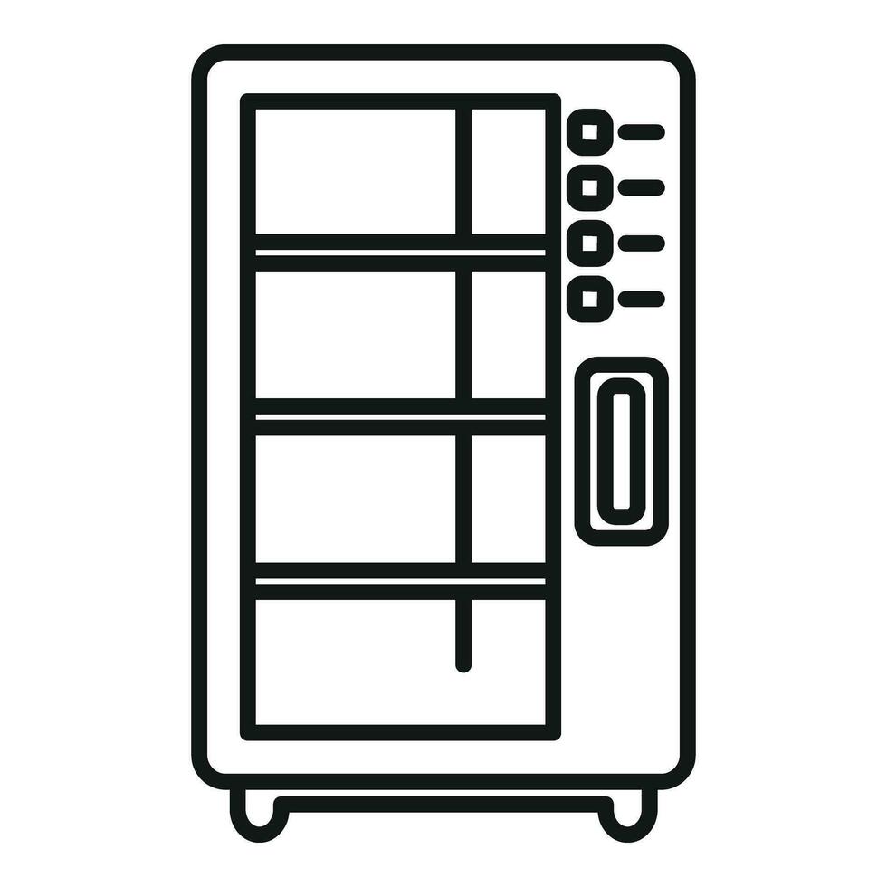 Drink machine icon outline vector. Bottle portable drink vector
