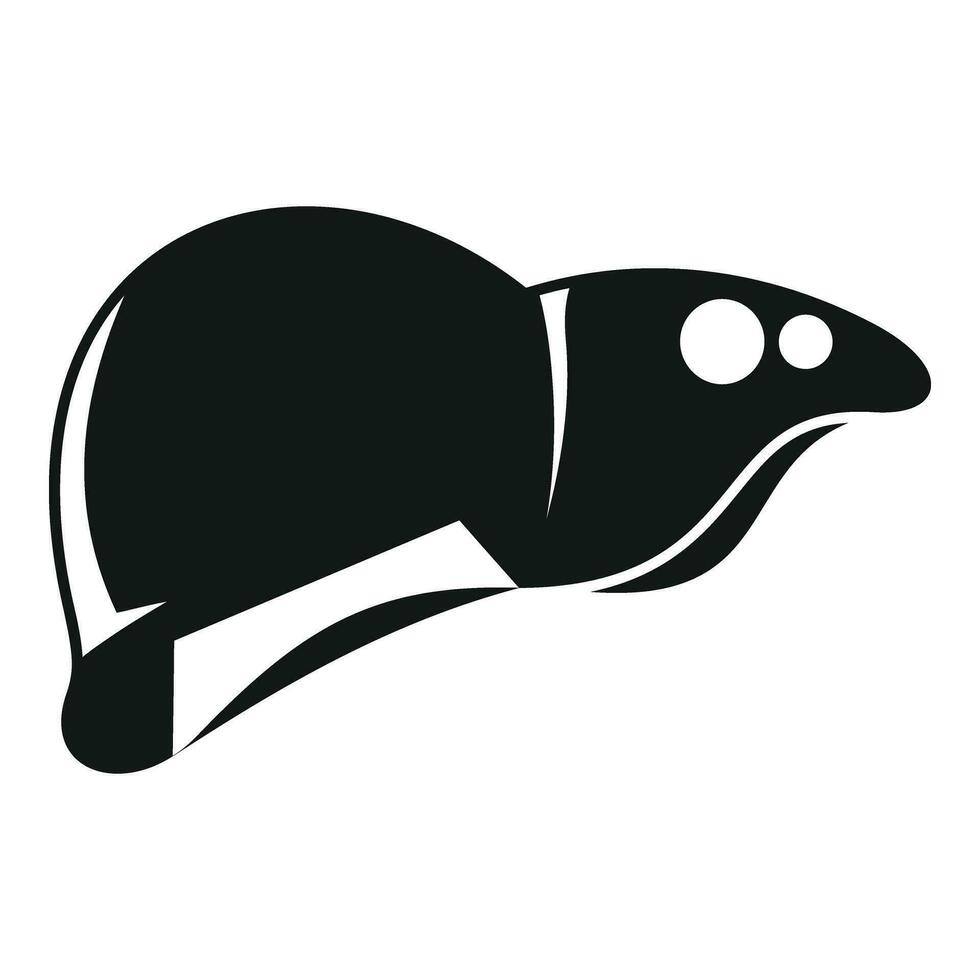 Liver transplant icon simple vector. Surgery medical science vector