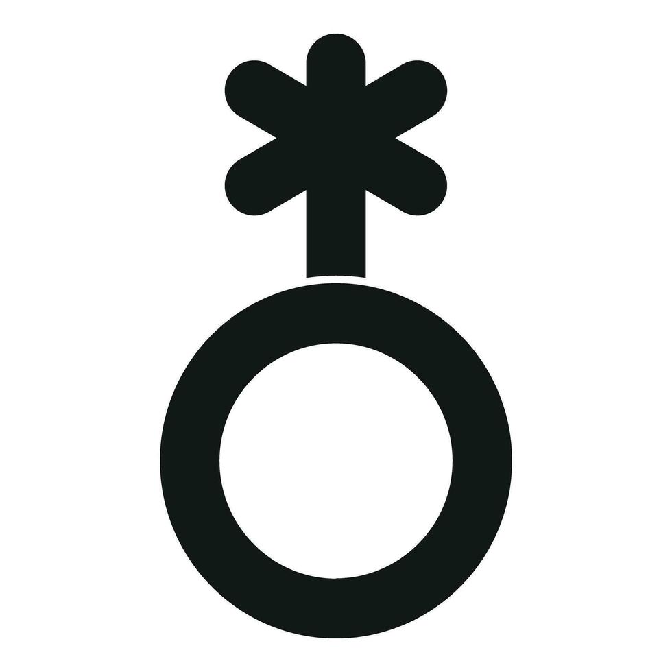 Gender hetero poster icon simple vector. Gender identity vector