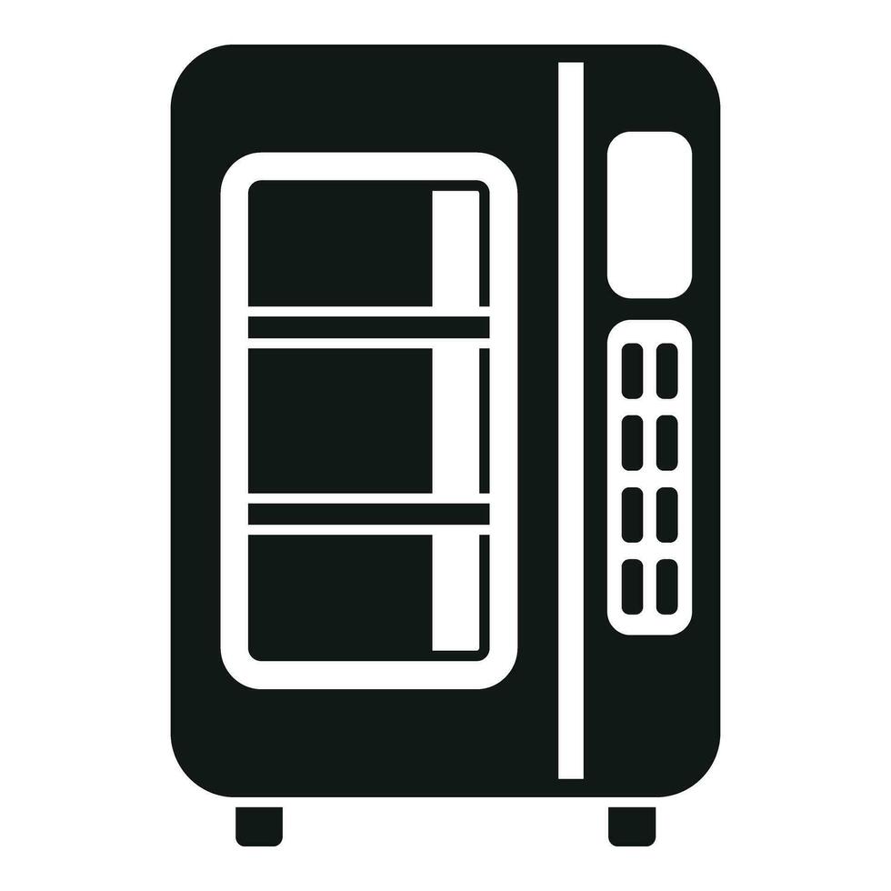 Drinking machine in shop icon simple vector. Vessel cooling vector