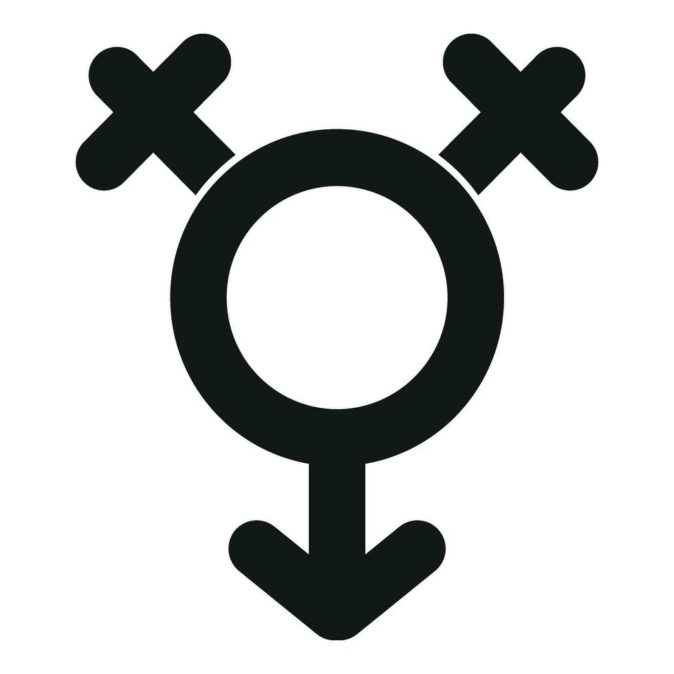 Male surgery poster icon simple vector. Gender identity vector