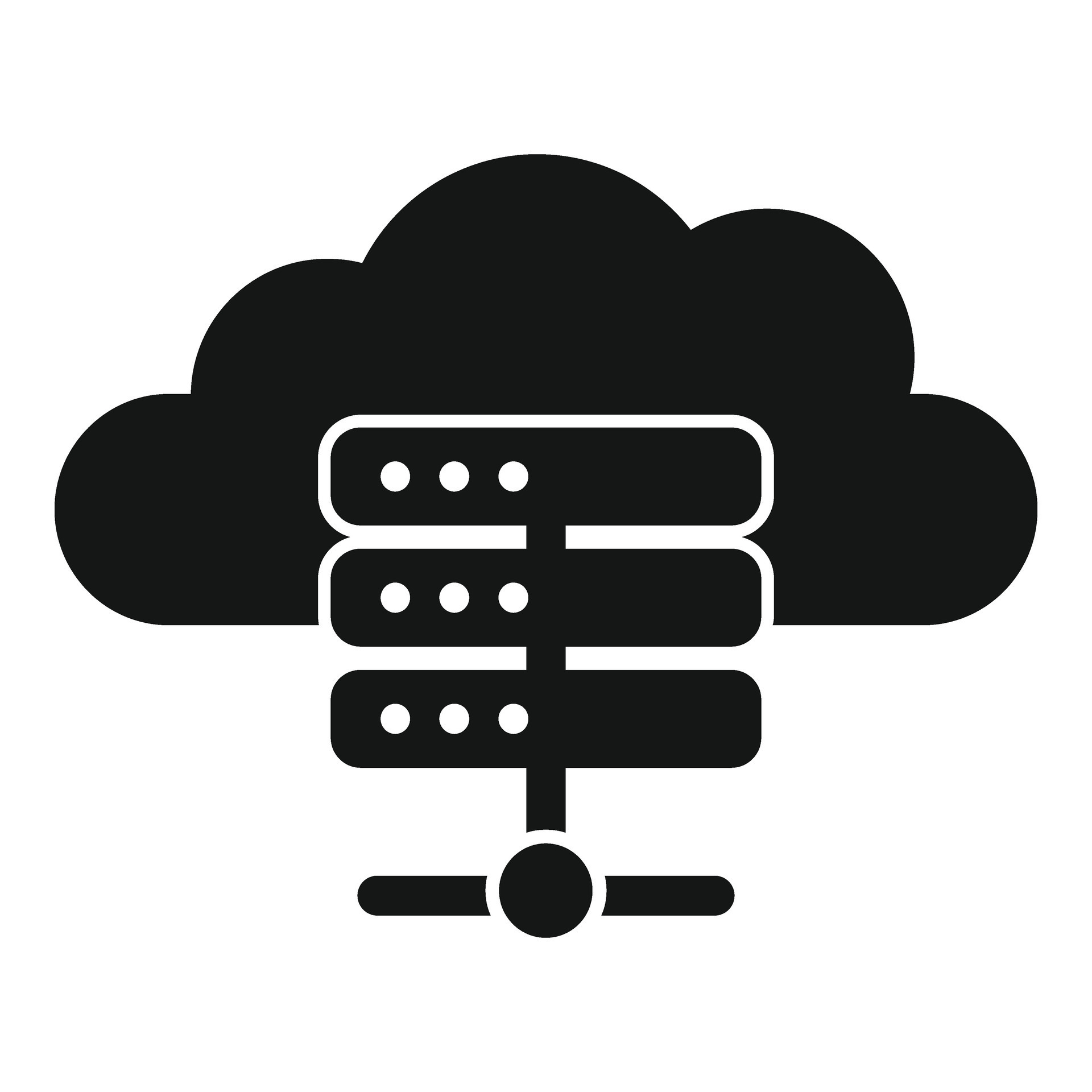 Cloud data server icon simple vector. Internet provider 36588220 Vector ...